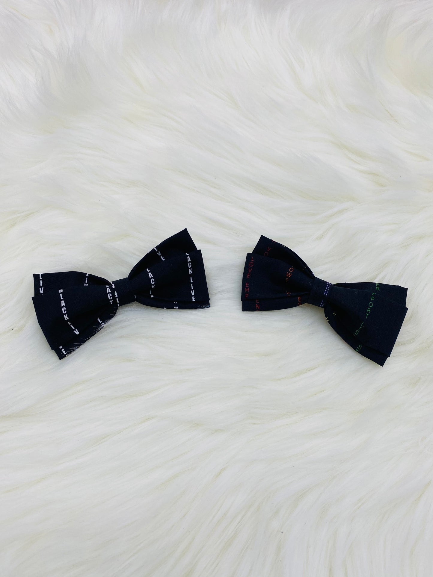 BLM & Pride Stripes Piggie Bows